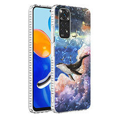 Coque Silicone Motif Fantaisie Souple Couleur Unie Etui Housse Y04B pour Xiaomi Redmi Note 11 4G (2022) Mixte