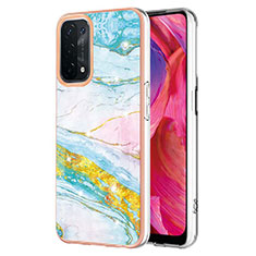 Coque Silicone Motif Fantaisie Souple Couleur Unie Etui Housse Y05B pour Oppo A93 5G Colorful