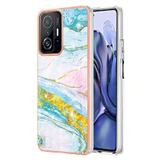 Coque Silicone Motif Fantaisie Souple Couleur Unie Etui Housse Y05B pour Xiaomi Mi 11T Pro 5G Colorful