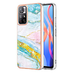 Coque Silicone Motif Fantaisie Souple Couleur Unie Etui Housse Y05B pour Xiaomi Poco M4 Pro 5G Colorful