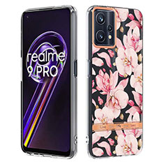 Coque Silicone Motif Fantaisie Souple Couleur Unie Etui Housse Y06B pour Realme 9 5G Rose