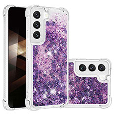 Coque Silicone Motif Fantaisie Souple Couleur Unie Etui Housse Y06B pour Samsung Galaxy S24 Plus 5G Violet