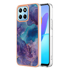 Coque Silicone Motif Fantaisie Souple Couleur Unie Etui Housse Y07B pour Huawei Honor 70 Lite 5G Violet