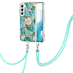 Coque Silicone Motif Fantaisie Souple Couleur Unie Etui Housse Y19B pour Samsung Galaxy S21 5G Vert