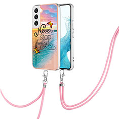 Coque Silicone Motif Fantaisie Souple Couleur Unie Etui Housse Y20B pour Samsung Galaxy S23 5G Colorful