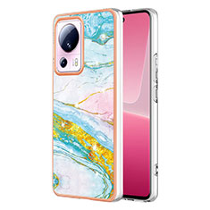 Coque Silicone Motif Fantaisie Souple Couleur Unie Etui Housse YB1 pour Xiaomi Mi 13 Lite 5G Colorful