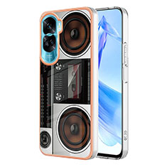 Coque Silicone Motif Fantaisie Souple Couleur Unie Etui Housse YB2 pour Huawei Honor 90 Lite 5G Colorful