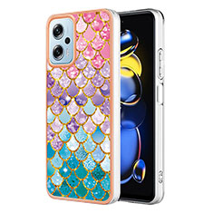 Coque Silicone Motif Fantaisie Souple Couleur Unie Etui Housse YB3 pour Xiaomi Redmi K50i 5G Colorful