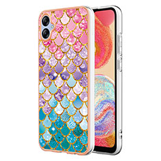 Coque Silicone Motif Fantaisie Souple Couleur Unie Etui Housse YB4 pour Samsung Galaxy F04 Colorful