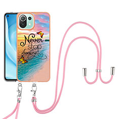 Coque Silicone Motif Fantaisie Souple Couleur Unie Etui Housse YB4 pour Xiaomi Mi 11 Lite 4G Mixte