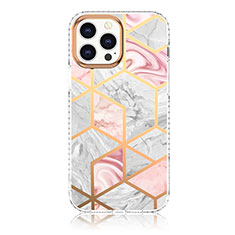 Coque Silicone Motif Fantaisie Souple Couleur Unie Etui Housse YJ1 pour Apple iPhone 13 Pro Max Mixte