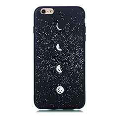 Coque Silicone Paillette Etoile Souple Couleur Unie Etui Housse pour Apple iPhone 6 Plus Mixte