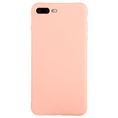 Coque Silicone Souple Couleur Unie Gel C02 pour Apple iPhone 7 Plus Rose
