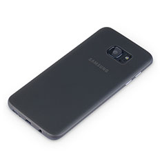 Coque Silicone Souple Mat R02 pour Samsung Galaxy S7 Edge G935F Noir