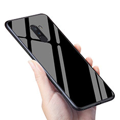 Coque Silicone Souple Miroir M04 pour Xiaomi Pocophone F1 Noir