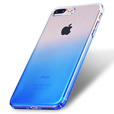 Coque Transparente Rigide Degrade pour Apple iPhone 7 Plus Bleu