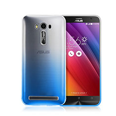 Coque Transparente Rigide Degrade pour Asus Zenfone 2 Laser ZE500KL ZE550KL Bleu