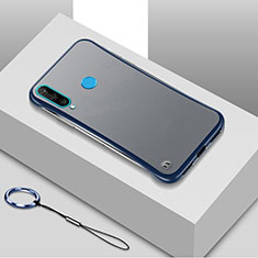 Coque Ultra Fine Plastique Rigide Etui Housse Transparente H01 pour Huawei P30 Lite Bleu