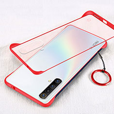 Coque Ultra Fine Plastique Rigide Etui Housse Transparente pour Realme X50m 5G Rouge