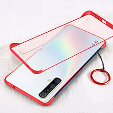 Coque Ultra Fine Plastique Rigide Etui Housse Transparente pour Realme X50t 5G Rouge