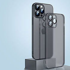 Coque Ultra Fine Plastique Rigide Etui Housse Transparente QC1 pour Apple iPhone 13 Pro Noir