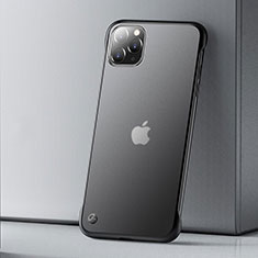 Coque Ultra Fine Plastique Rigide Etui Housse Transparente U01 pour Apple iPhone 11 Pro Noir