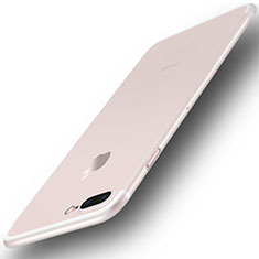 Coque Ultra Fine Plastique Rigide Etui Housse Transparente U01 pour Apple iPhone 7 Plus Blanc