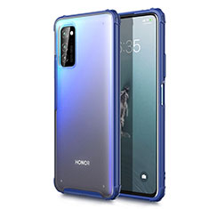 Coque Ultra Fine Plastique Rigide Etui Housse Transparente U01 pour Huawei Honor View 30 Pro 5G Bleu