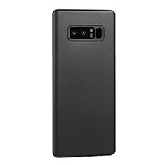 Coque Ultra Fine Plastique Rigide Etui Housse Transparente U01 pour Samsung Galaxy Note 8 Noir