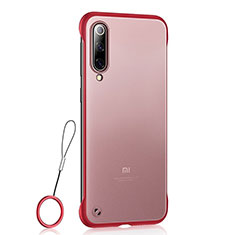 Coque Ultra Fine Plastique Rigide Etui Housse Transparente U01 pour Xiaomi Mi 9 SE Rouge