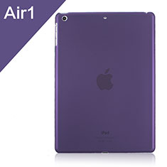 Coque Ultra Fine Plastique Rigide Transparente pour Apple iPad Air Violet