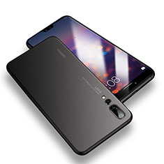 Coque Ultra Fine Plastique Rigide Transparente pour Huawei P20 Pro Noir