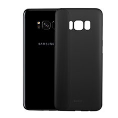 Coque Ultra Fine Plastique Rigide Transparente T01 pour Samsung Galaxy S8 Noir