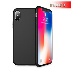 Coque Ultra Fine Silicone Souple 360 Degres B02 pour Apple iPhone Xs Noir