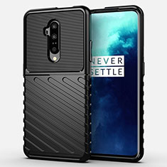 Coque Ultra Fine Silicone Souple 360 Degres Housse Etui A01 pour OnePlus 7T Pro 5G Noir