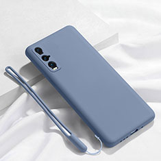 Coque Ultra Fine Silicone Souple 360 Degres Housse Etui C01 pour Oppo Find X2 Gris