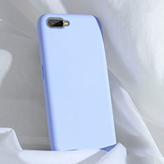 Coque Ultra Fine Silicone Souple 360 Degres Housse Etui C01 pour Oppo R15X Bleu Ciel