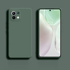 Coque Ultra Fine Silicone Souple 360 Degres Housse Etui C01 pour Xiaomi Mi 11 Lite 5G Vert