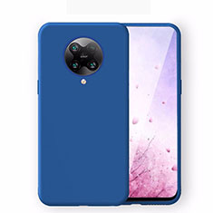 Coque Ultra Fine Silicone Souple 360 Degres Housse Etui C01 pour Xiaomi Poco F2 Pro Bleu