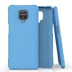 Coque Ultra Fine Silicone Souple 360 Degres Housse Etui C01 pour Xiaomi Poco M2 Pro Bleu Ciel