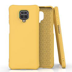 Coque Ultra Fine Silicone Souple 360 Degres Housse Etui C01 pour Xiaomi Redmi Note 9S Jaune