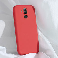 Coque Ultra Fine Silicone Souple 360 Degres Housse Etui C02 pour Huawei Mate 20 Lite Rouge