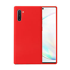 Coque Ultra Fine Silicone Souple 360 Degres Housse Etui C02 pour Samsung Galaxy Note 10 5G Rouge