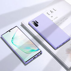 Coque Ultra Fine Silicone Souple 360 Degres Housse Etui C02 pour Samsung Galaxy Note 10 Plus 5G Violet