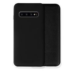 Coque Ultra Fine Silicone Souple 360 Degres Housse Etui C02 pour Samsung Galaxy S10 5G Noir