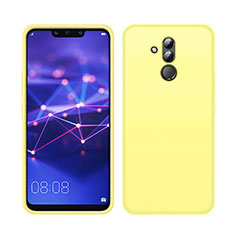 Coque Ultra Fine Silicone Souple 360 Degres Housse Etui C03 pour Huawei Mate 20 Lite Jaune