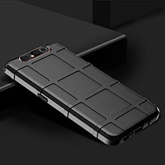Coque Ultra Fine Silicone Souple 360 Degres Housse Etui C03 pour Samsung Galaxy A80 Noir