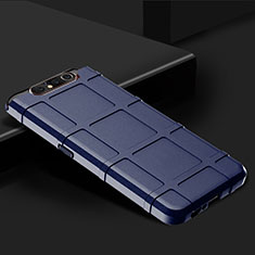 Coque Ultra Fine Silicone Souple 360 Degres Housse Etui C03 pour Samsung Galaxy A90 4G Bleu