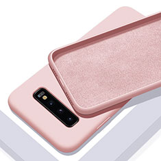 Coque Ultra Fine Silicone Souple 360 Degres Housse Etui C03 pour Samsung Galaxy S10 Rose