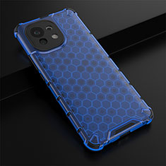 Coque Ultra Fine Silicone Souple 360 Degres Housse Etui C03 pour Xiaomi Mi 11 Lite 4G Bleu